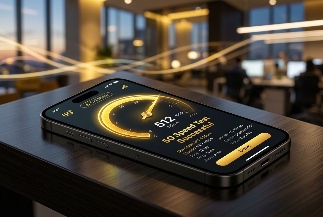 Ujian Kelajuan 5G ONE-X
